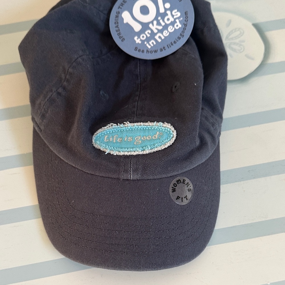 Life Is Good Women's Fit Dark Blue Cap